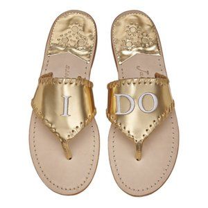 Jack Rogers "I Do" Flip Flops | 6.5 | EUC